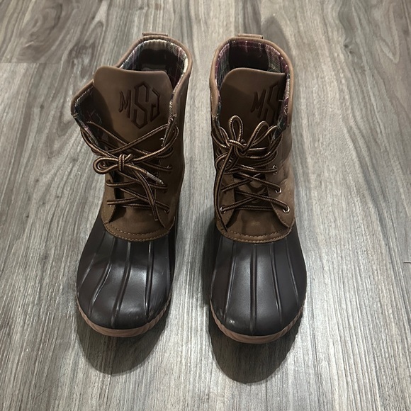 Marleylilly Shoes - MSR Women's Brown and Black Ankle Boots